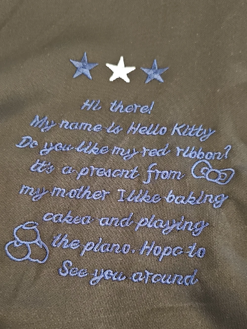 New Sanrio 2XL & 1X Hello Kitty 1976-2005 Colorful Patchwork Varsity Jacket - Picture 6 of 16